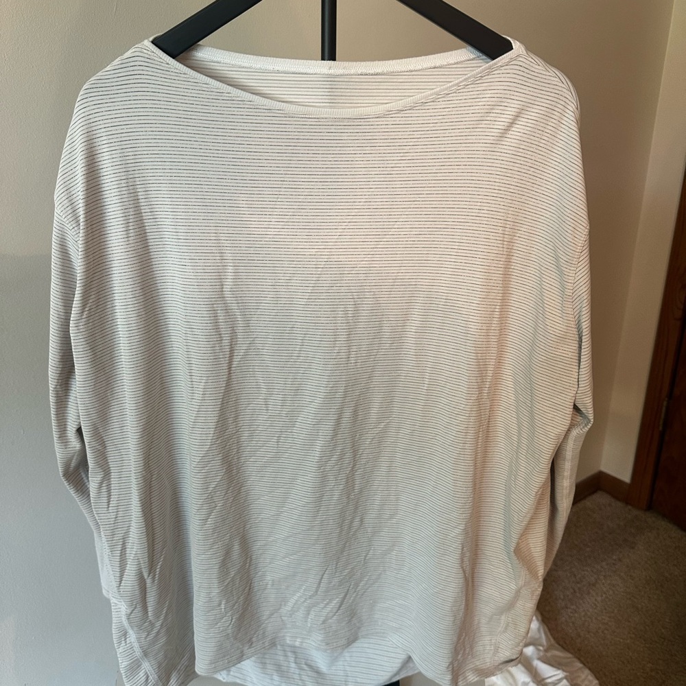 lululemon athletica White Long Sleeve Top